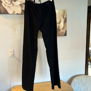 Black J. Crew Suiting Pant Flare/Wide leg Favorite Fit Size 0